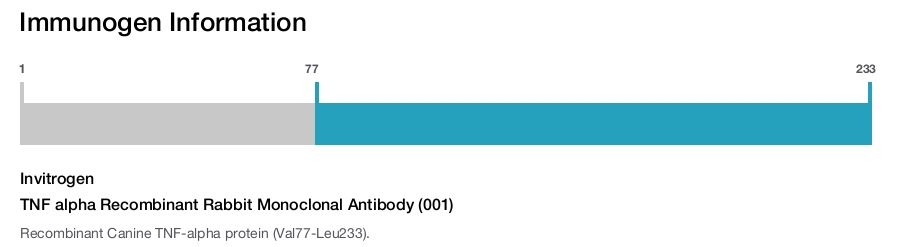 TNF alpha Recombinant Rabbit Monoclonal Antibody (001)