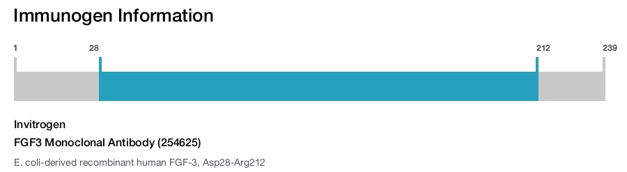 FGF3 Monoclonal Antibody (254625)