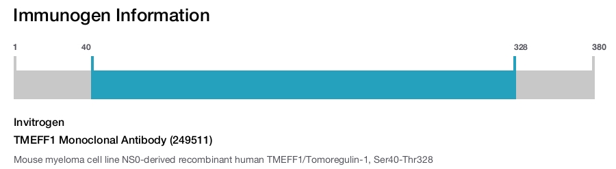 TMEFF1 Monoclonal Antibody (249511)