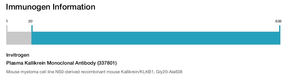 Plasma Kallikrein Monoclonal Antibody (337801)