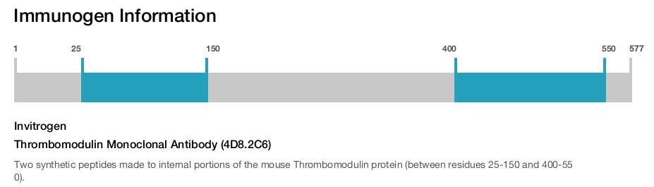 Thrombomodulin Monoclonal Antibody (4D8.2C6)