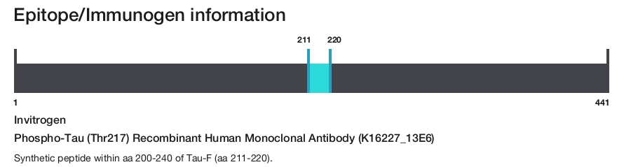 Phospho-Tau (Thr217) Recombinant Human Monoclonal Antibody (K16227_13E6)