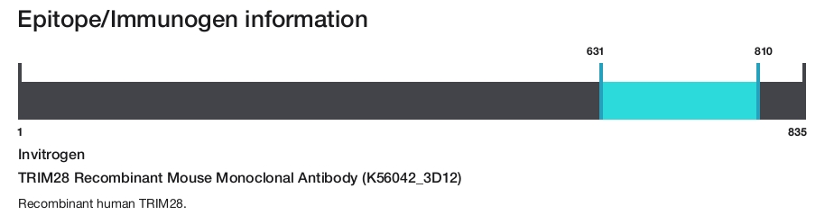 TRIM28 Recombinant Mouse Monoclonal Antibody (K56042_3D12)