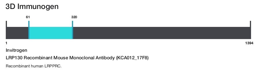 LRP130 Recombinant Mouse Monoclonal Antibody (KCA012_17F8)