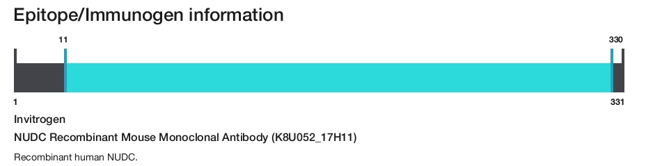 NUDC Recombinant Mouse Monoclonal Antibody (K8U052_17H11)