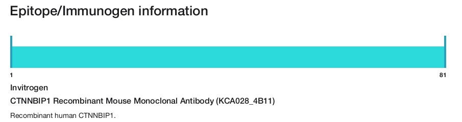 CTNNBIP1 Recombinant Mouse Monoclonal Antibody (KCA028_4B11)