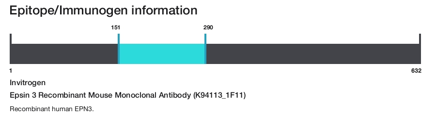 Epsin 3 Recombinant Mouse Monoclonal Antibody (K94113_1F11)