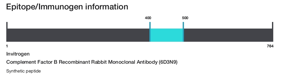 Complement Factor B Recombinant Rabbit Monoclonal Antibody (6D3N9)