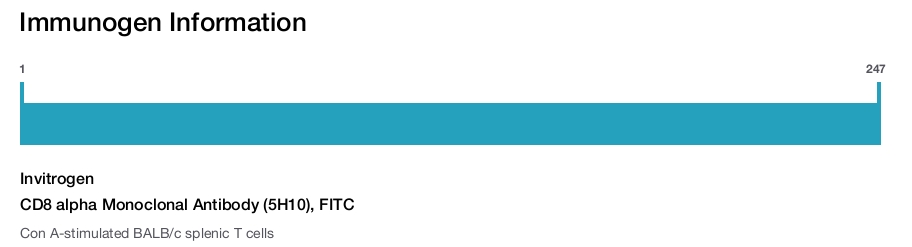 CD8 alpha Monoclonal Antibody (5H10), FITC
