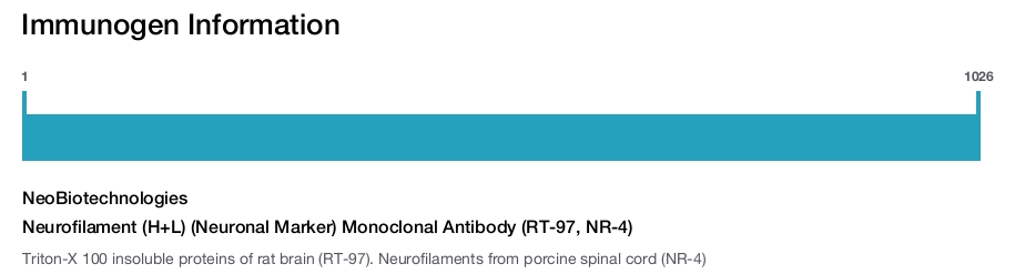 Neurofilament (H+L) (Neuronal Marker) Monoclonal Antibody (RT-97, NR-4)