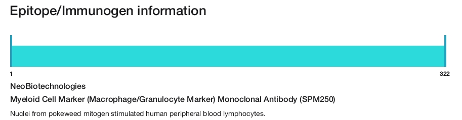 Myeloid Cell Marker (Macrophage/Granulocyte Marker) Monoclonal Antibody (SPM250)