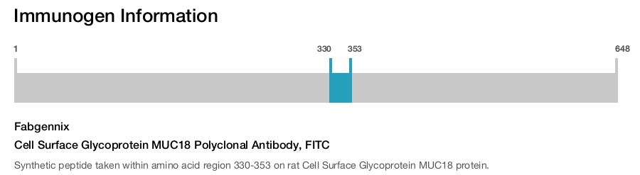 Cell Surface Glycoprotein MUC18 Polyclonal Antibody, FITC