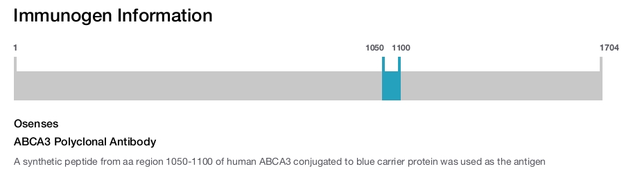 ABCA3 Polyclonal Antibody