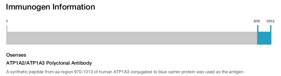 ATP1A2/ATP1A3 Polyclonal Antibody