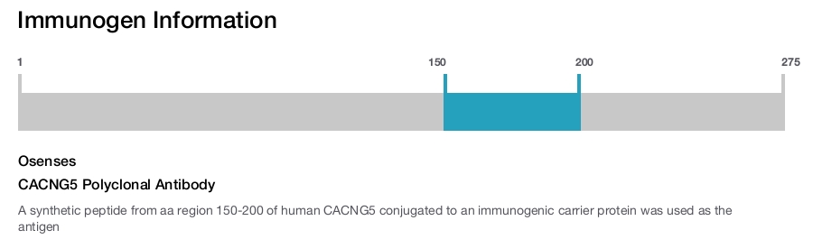 CACNG5 Polyclonal Antibody