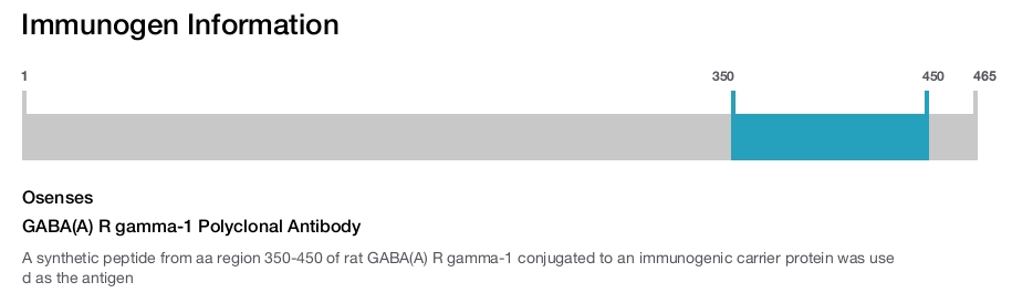 GABA(A) R gamma-1 Polyclonal Antibody