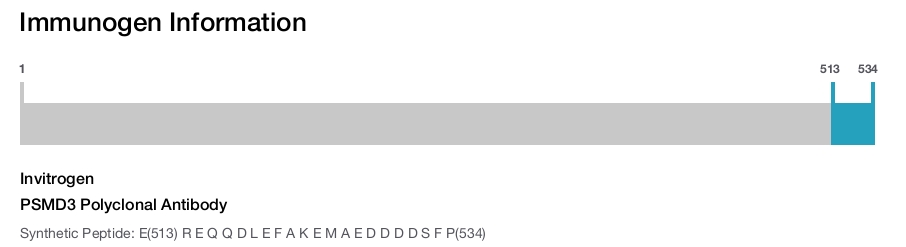 PSMD3 Polyclonal Antibody