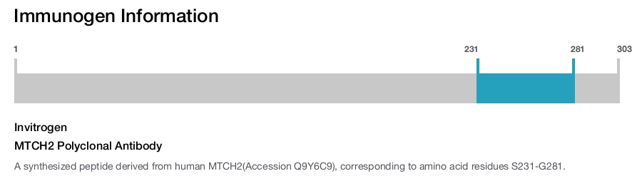 MTCH2 Polyclonal Antibody