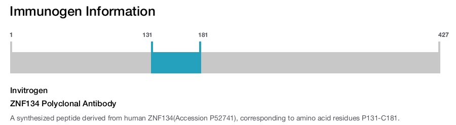 ZNF134 Polyclonal Antibody
