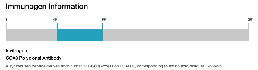 COX3 Polyclonal Antibody