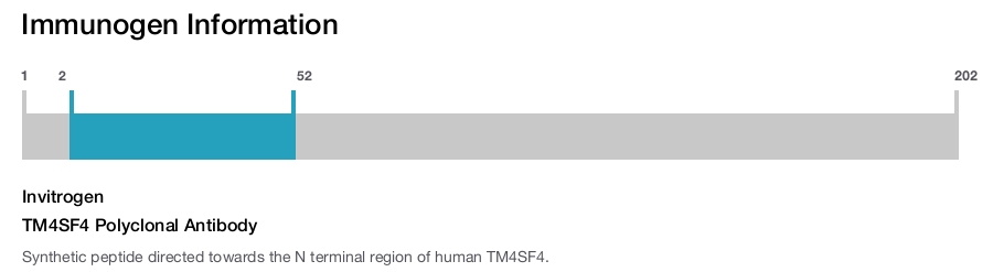 TM4SF4 Polyclonal Antibody