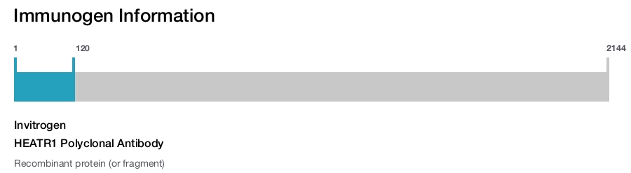 HEATR1 Polyclonal Antibody