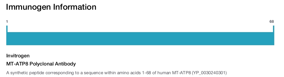MT-ATP8 Polyclonal Antibody