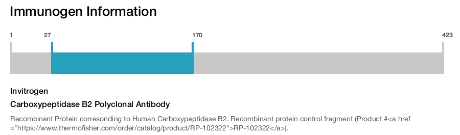 Carboxypeptidase B2 Polyclonal Antibody