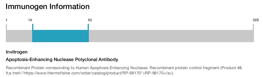 Apoptosis-Enhancing Nuclease Polyclonal Antibody