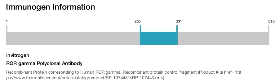 ROR gamma Polyclonal Antibody