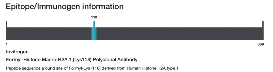 Formyl-Histone Macro-H2A.1 (Lys118) Polyclonal Antibody