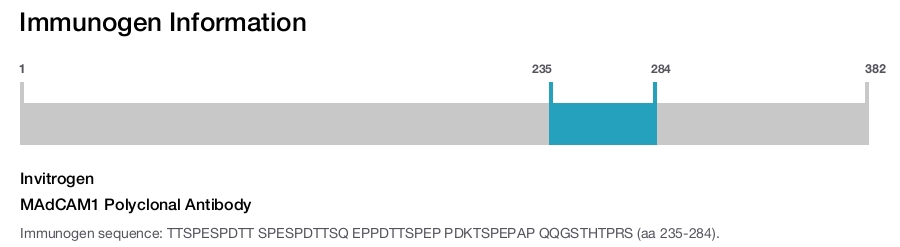 MAdCAM1 Polyclonal Antibody