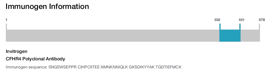 CFHR4 Polyclonal Antibody