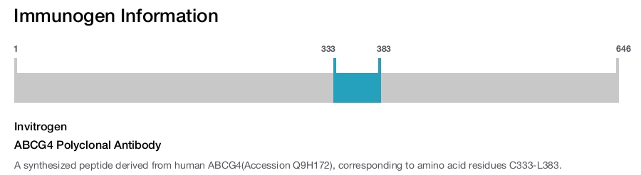 ABCG4 Polyclonal Antibody