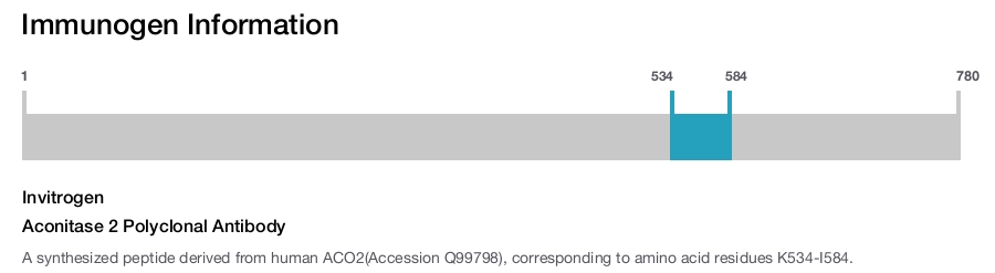 Aconitase 2 Polyclonal Antibody