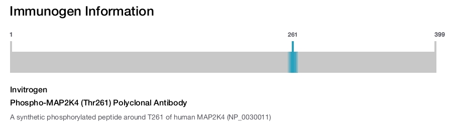 Phospho-MAP2K4 (Thr261) Polyclonal Antibody