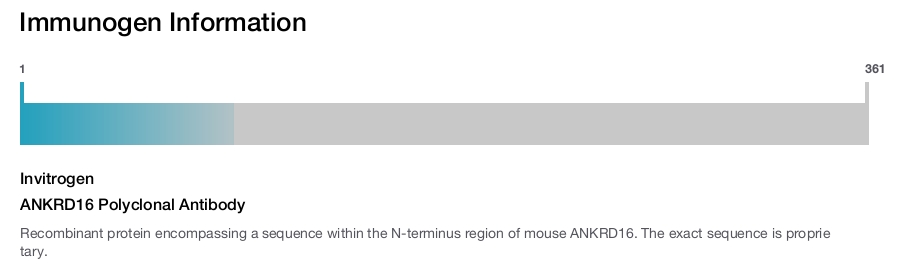 ANKRD16 Polyclonal Antibody