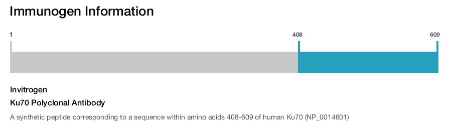 Ku70 Polyclonal Antibody