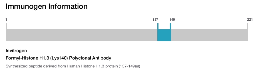 Formyl-Histone H1.3 (Lys140) Polyclonal Antibody