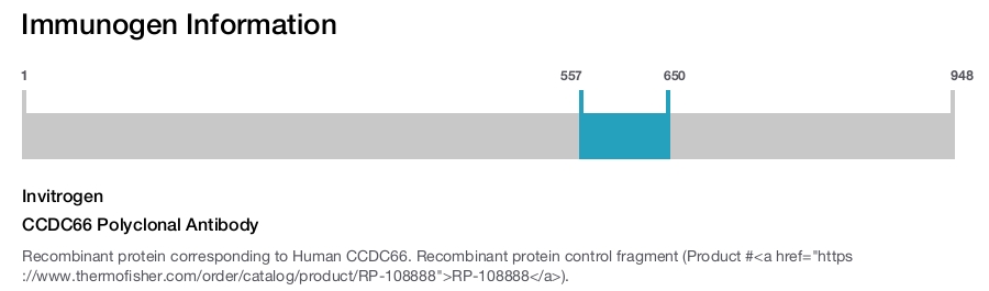 CCDC66 Polyclonal Antibody