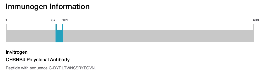 CHRNB4 Polyclonal Antibody