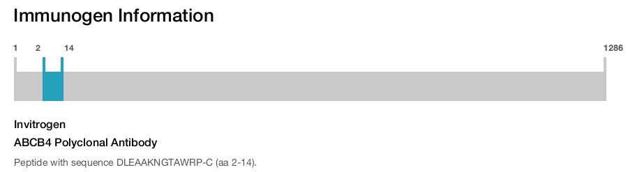 ABCB4 Polyclonal Antibody