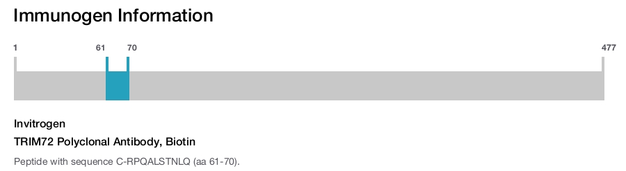 TRIM72 Polyclonal Antibody, Biotin