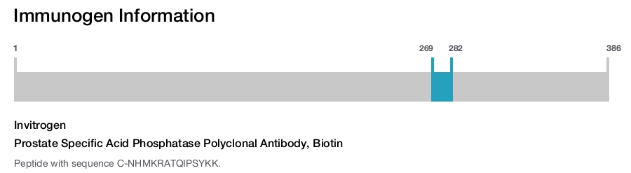 Prostate Specific Acid Phosphatase Polyclonal Antibody, Biotin