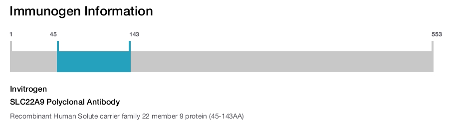 SLC22A9 Polyclonal Antibody