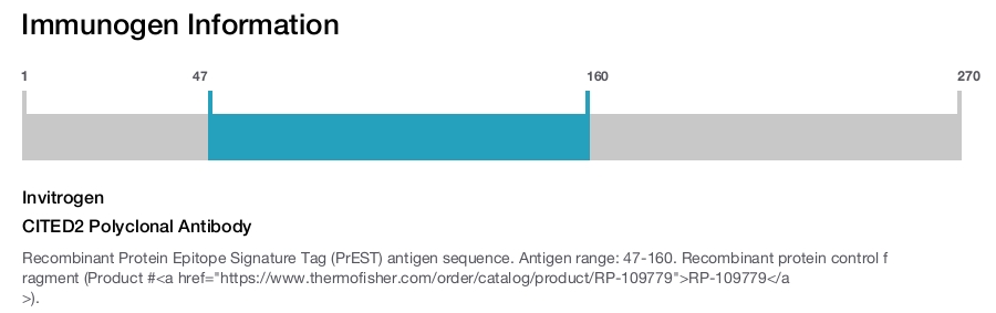 CITED2 Polyclonal Antibody