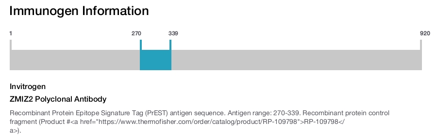 ZMIZ2 Polyclonal Antibody