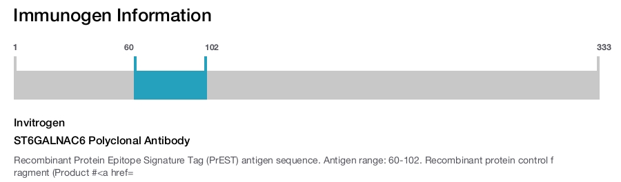 ST6GALNAC6 Polyclonal Antibody