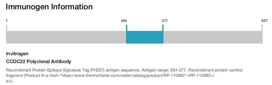 CCDC22 Polyclonal Antibody