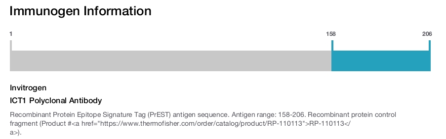 ICT1 Polyclonal Antibody